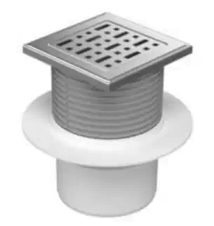 Трап точечный для пола, боковой слив MCH F1421L