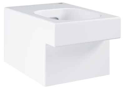 Унитаз подвесной, безободковый, с крепежами, альпин-белый Grohe Cube Ceramic 3924400H Унитаз подвесной, безободковый, с крепежами, альпин-белый Grohe Cube Ceramic 3924400H