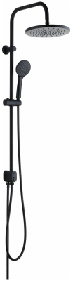 Душевая система с переключателем, без смесителя, черный ESKO ST1550 Black