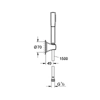 Душевой гарнитур, хром-золото Grohe Grandera 27993IG0