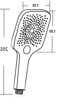 Ручной душ, 3 режима, хром ESKO SPL1303SQ