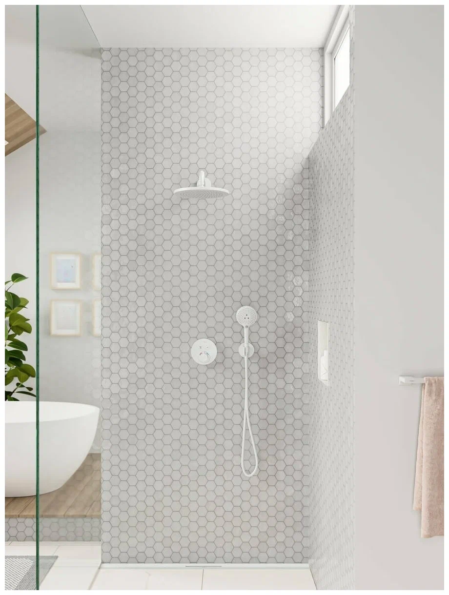 Верхний душ 280, белый Hansgrohe Croma 26220700 – магазин сантехники Sanstore Верхний душ 280, белый Hansgrohe Croma 26220700