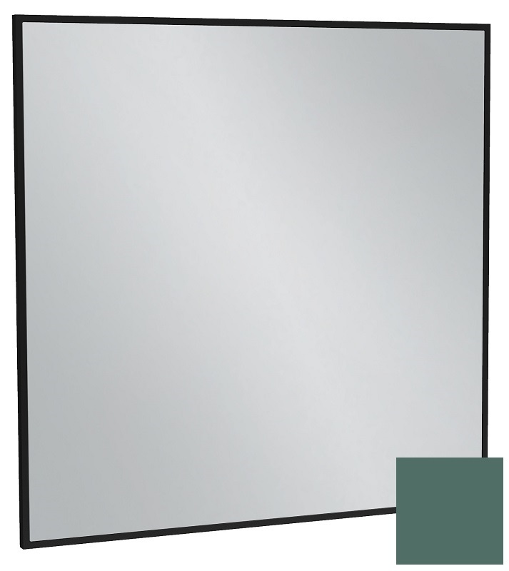 Зеркало Jacob Delafon Silhouette, квадратное 80X80 см, лакированная рама сатин эвкалипт, EB1425-S49