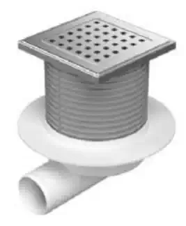 Трап точечный для пола, боковой слив MCH G1425L