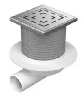 Трап точечный для пола, боковой слив MCH L1425NL