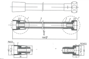 Душевой шланг 1500, ПВХ, серебро JOMOO H3D30-150301C-I0A2