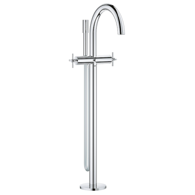 Смеситель для ванны с душевым гарнитуром, напольный, хром Grohe AtRio 25044003 