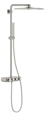 Душевая система с термостатом, суперсталь Grohe Euphoria SmartControl System 310 Cube Duo 26508DC0 Душевая система с термостатом, суперсталь Grohe Euphoria SmartControl System 310 Cube Duo 26508DC0