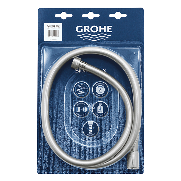 Душевой шланг Grohe Silverflex shower hose 1500 mm 28364000
