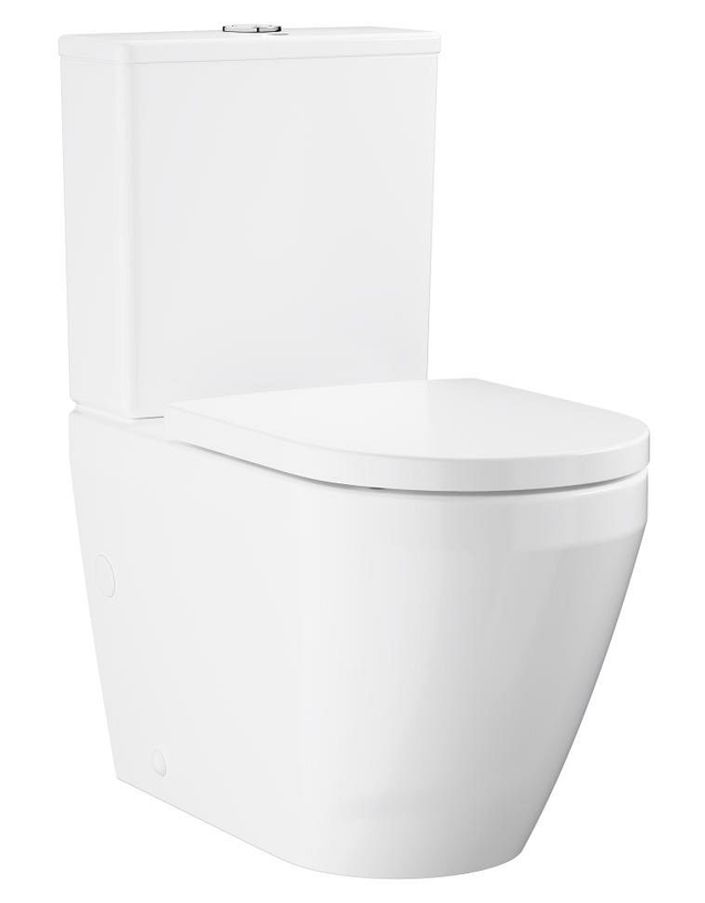 Унитаз напольный, с крышкой-сиденьем микролифт, белый Grohe Euro Ceramic 102513SH00