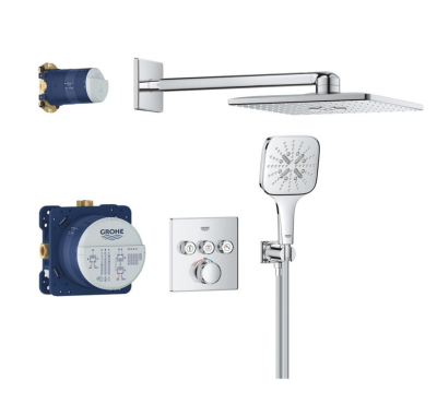Душевая система встраиваемая, хром Grohe Rainshower 310 Cube SmartControl 34864000
