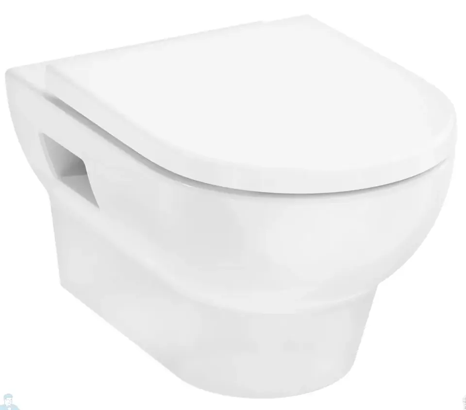 Унитаз подвесной с крышкой-сиденьем с микролифтом, белый Hansgrohe GladeLake S 60106450/60112450 | интернет-магазин в Алматы Унитаз подвесной с крышкой-сиденьем с микролифтом, белый Hansgrohe GladeLake S 60106450/60112450