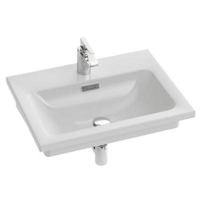 EXAF112-Z-00 Подвесная раковинастолешница с гладкой нижней поверхностью 60 х 46 см, для установки на