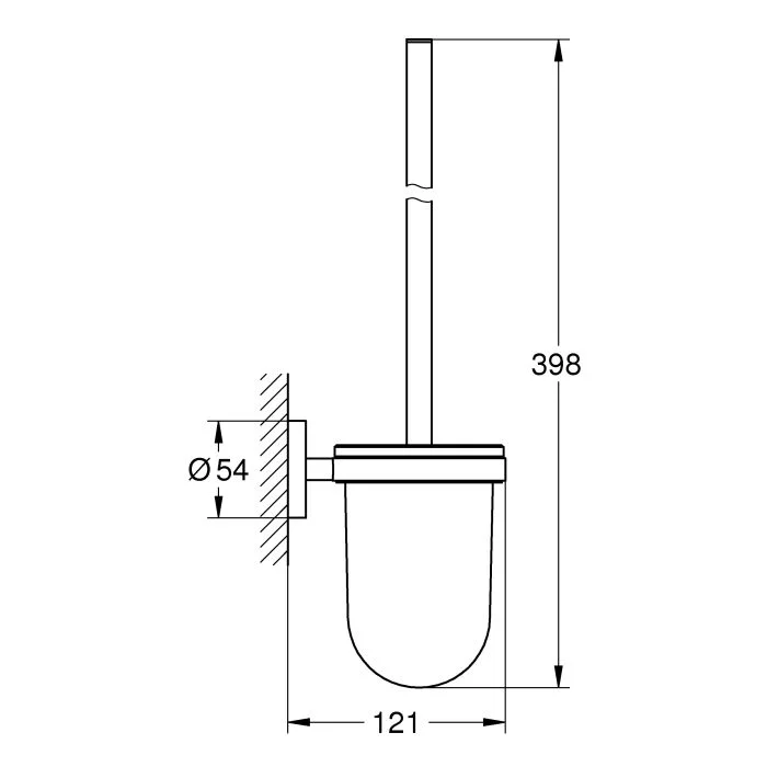 Tуалетный ершик, холодный рассвет глянец Grohe Essentials 40374GL1