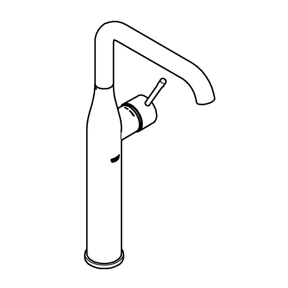 Смеситель для раковины, размер XL, черный Grohe Essence 24170KF1