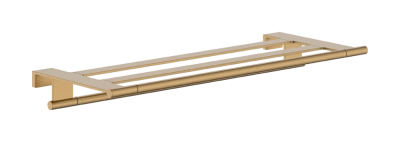 Полка для полотенец 661, с держателем, бронза Hansgrohe AddStoris S 41781140