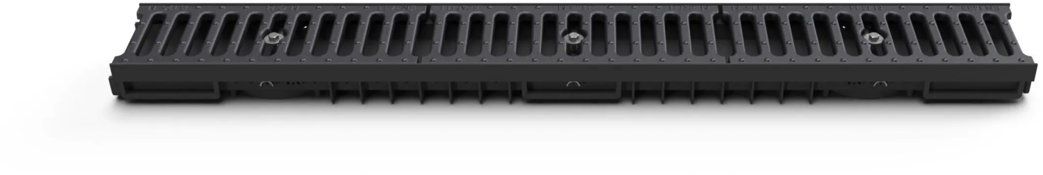 Водосточный желоб с чугунной решеткой, наружный, низкий MCH CH1114