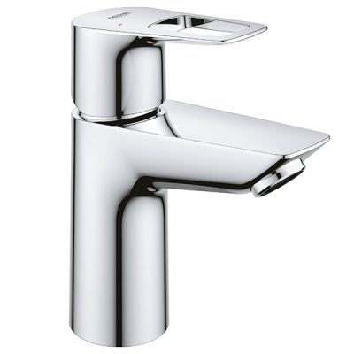 Смеситель для раковины с нажимным донным клапаном, размер S, хром Grohe BauLoop 23878001