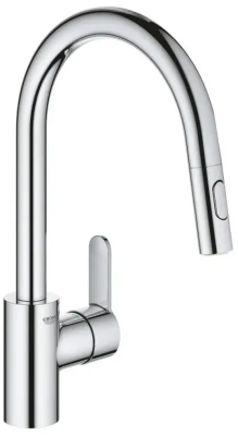 Смеситель для кухни, с высоким выдвижным изливом, хром Grohe Eurostyle Cosmopolitan 31482003