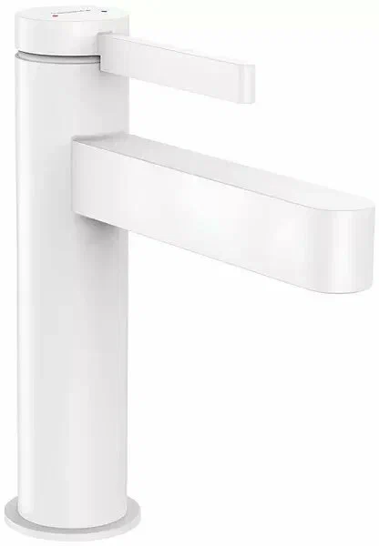 Смеситель для раковины с донным клапаном, белый Hansgrohe Finoris 76020700