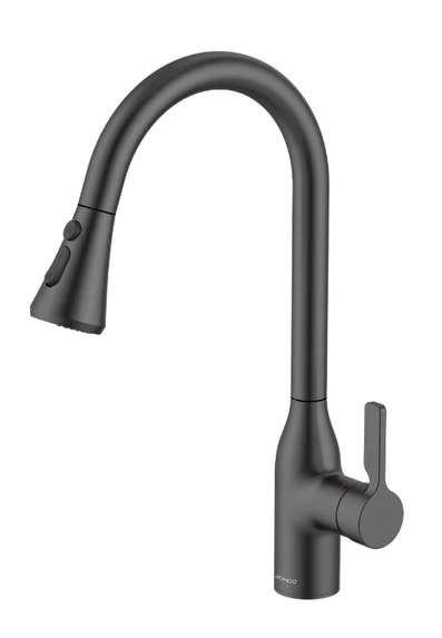 Смеситель для кухни, выдвижной излив, черный JOMOO 33138-123/DBC-Z