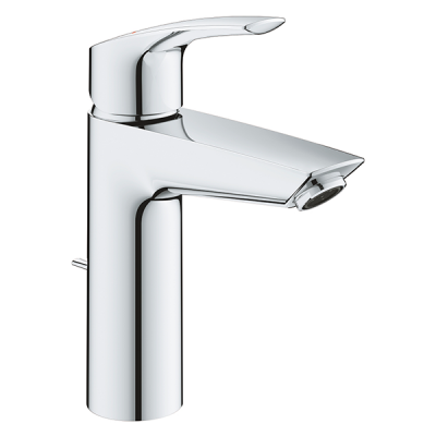 Смеситель для раковины с донным клапаном, размер M, хром Grohe Eurosmart 23322003