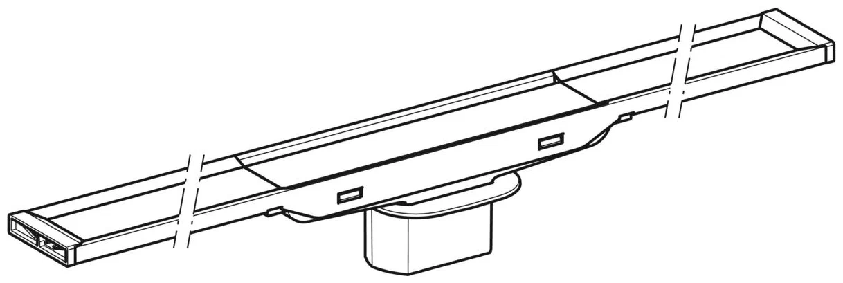 Решетка душевого канала Geberit CleanLine20 154.450.00.1