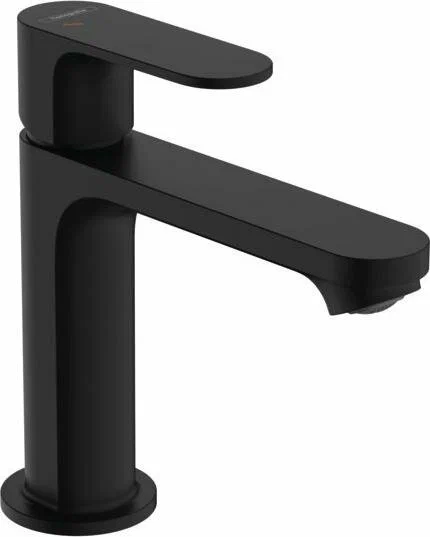 Смеситель для раковины 110, с донным клапаном, черный Hansgrohe Rebris S CoolStart 72519670 | Сантехника в Алматы Смеситель для раковины 110, с донным клапаном, черный Hansgrohe Rebris S CoolStart 72519670