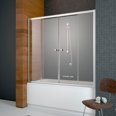 Шторка для ванны 1600х1500, стекло Radaway Vesta DW 203160-01