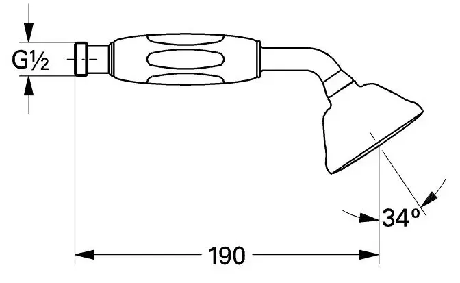 Ручной душ, хром Grohe Relexa Rustic Nostalgie 28037000