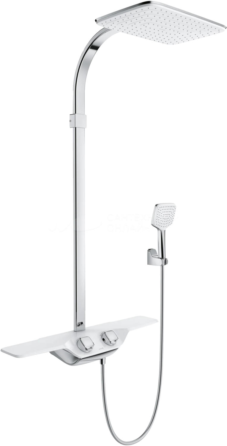 Душевая система с термостатом для душа, хром Kludi Cockpit Discovery 8020091-00