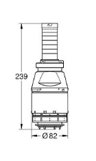 Смывной клапан Servo, Grohe 42690000