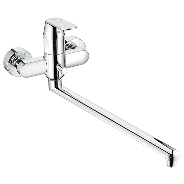 Cмеситель для ванны и раковины, длинный излив, хром Grohe Eurosmart Cosmopolitan 32847000 