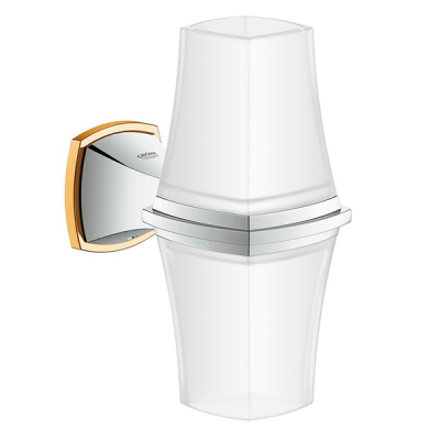 Светильник для ванной двойной, хром/золото Grohe Grandera 40661IG0