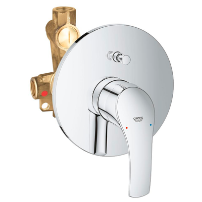 33305002 Eurosmart Смеситель однорычажный для ванны, DN 15 для скрытого монтажа, хром 