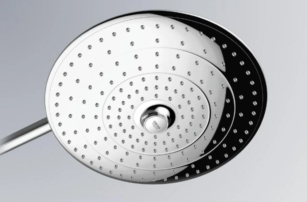 Верхний душ с кронштейном 380, 3 режима струи, хром Grohe Euphoria 260 26458000 – магазин сантехники Sanstore Верхний душ с кронштейном 380, 3 режима струи, хром Grohe Euphoria 260 26458000