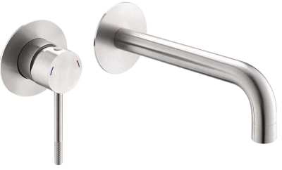 Смеситель для раковины, на 2 отверстия, хром VODA Vessel VSL28