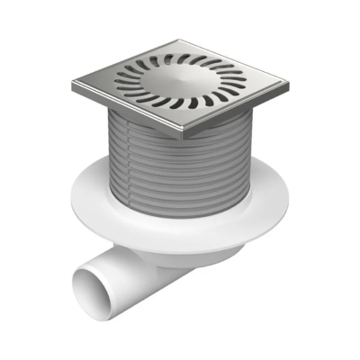 Трап точечный для пола, боковой слив MCH 425XL