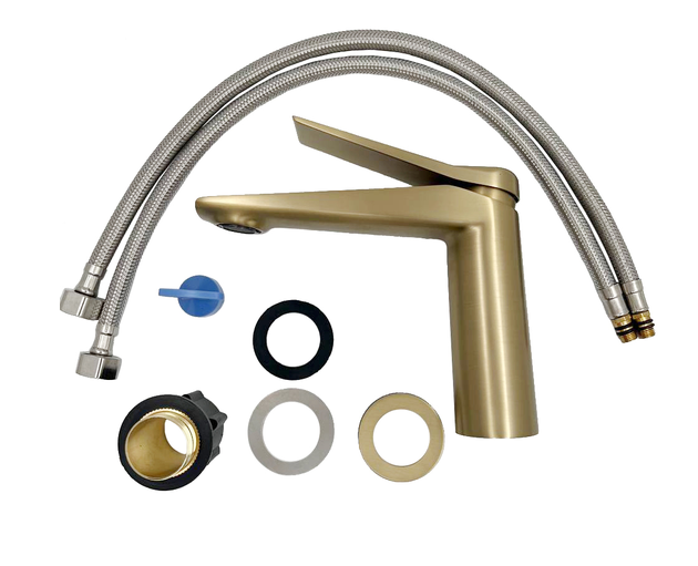 Смеситель для раковины, золото ESKO Shanghai Gold SHA26G