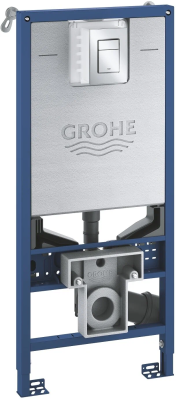 Инсталляция для подвесного унитаза с бачком, c панелью смыва Grohe Rapid SLX 39603000 Инсталляция для подвесного унитаза с бачком, c панелью смыва Grohe Rapid SLX 39603000