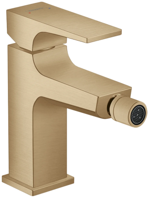Смеситель для биде с донным клапаном, бронза Hansgrohe Metropol 32520140