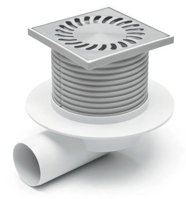 Трап точечный для пола, боковой слив MCH 411L