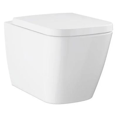 Унитаз подвесной с сиденьем, альпин-белый Grohe BauEdge Ceramic 106740SH00 Унитаз подвесной с сиденьем, альпин-белый Grohe BauEdge Ceramic 106740SH00