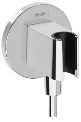 Подключение для душевого шланга с держателем для душа, хром Hansgrohe Fixfit Porter S 26888000 Подключение для душевого шланга с держателем для душа, хром Hansgrohe Fixfit Porter S 26888000