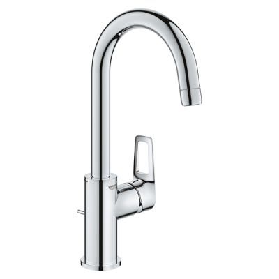 Смеситель для раковины с рычажным донным клапаном, размер L, хром Grohe BauLoop New 23763001