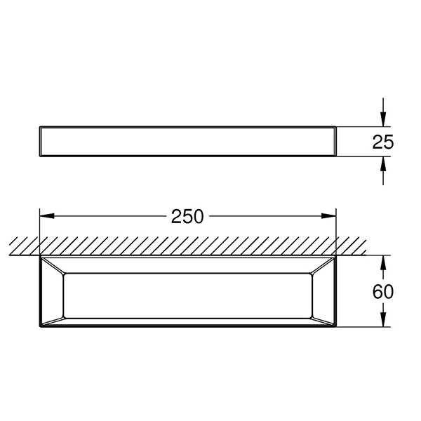 40766000 Selection Cube Кольцо для полотенца металл, хром