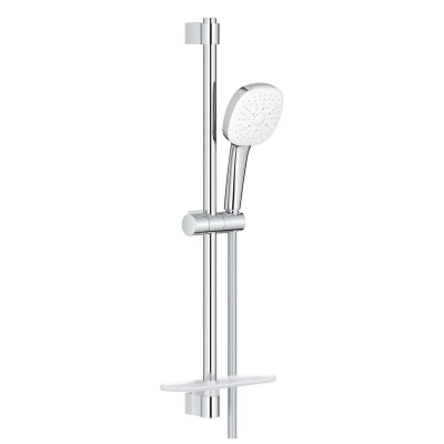 Душевой гарнитур 600, с полочкой, 3 вида струи, хром Grohe Tempesta Cube 110 27929003 Душевой гарнитур 600, с полочкой, 3 вида струи, хром Grohe Tempesta Cube 110 27929003