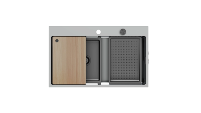 Мойка 480x780, одна чаша, нержавеющая сталь JOMOO 06293-BZ-1