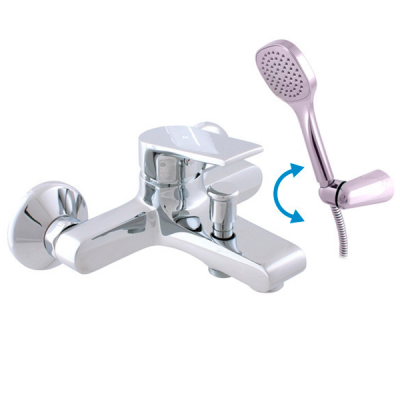 Смеситель для ванны с душевой гарнитурой, хром Rav Slezak Colorado CO154.5/2 