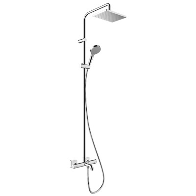 Душевая система с термостатом для ванны, хром Hansgrohe Vernis Shape 230 Showerpipe 26284000